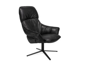 Кожаное вращающееся кресло