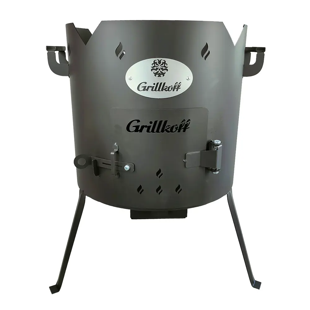 Печь под казан 12 л сталь черный GRILLKOFF STLM-2058213