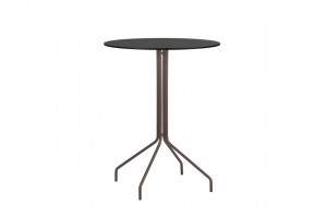107249 Высокий стол со столешницей Compact Ø 80 см Point Weave