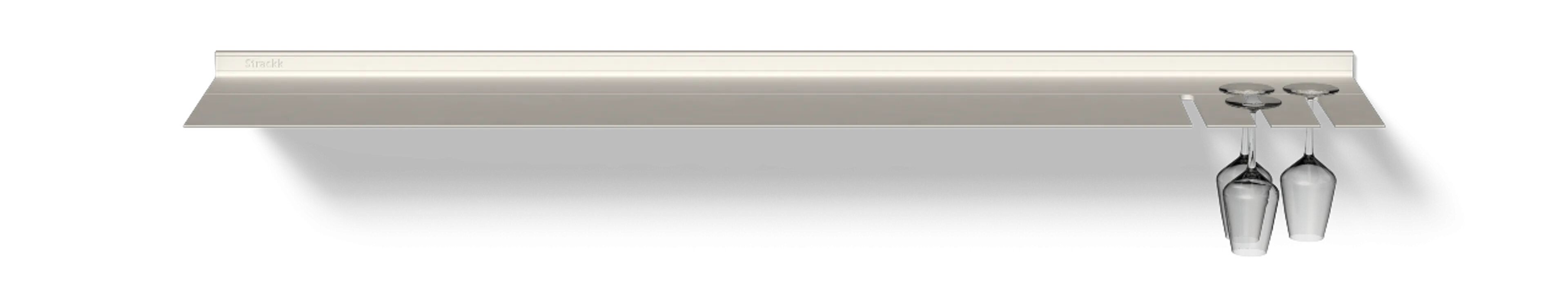 Кухонная полка с подстаканником Strackk KITCHEN SHELF WITH WINEGLASS RACK ARCH-00011382 - Вид №2