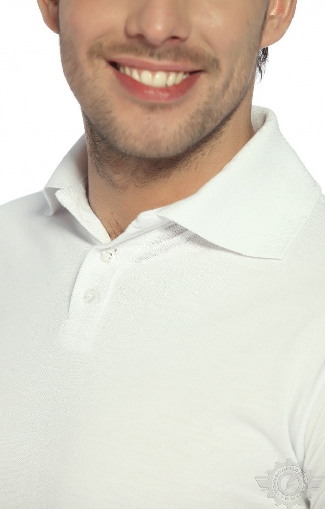 66336 Тенниска-поло белая  Одежда для салонов красоты  размер L (50) Спецодежда  - Вид №6