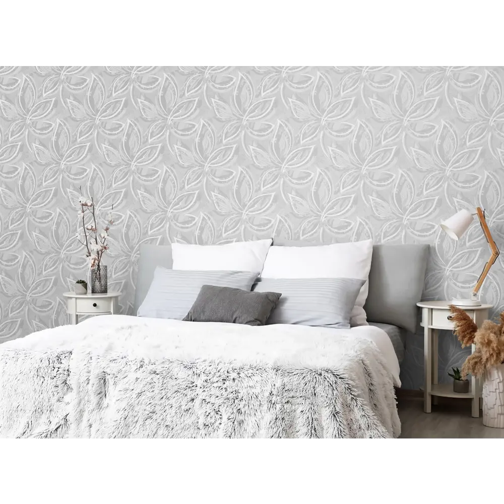 Обои флизелиновые Ateliero Rio серые 1.06 м At38380-01 STLM-2207269 - Вид №3