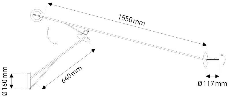 DCW éditions Регулируемый светодиодный настенный светильник Aaro sun-id-1474152 - Вид №8