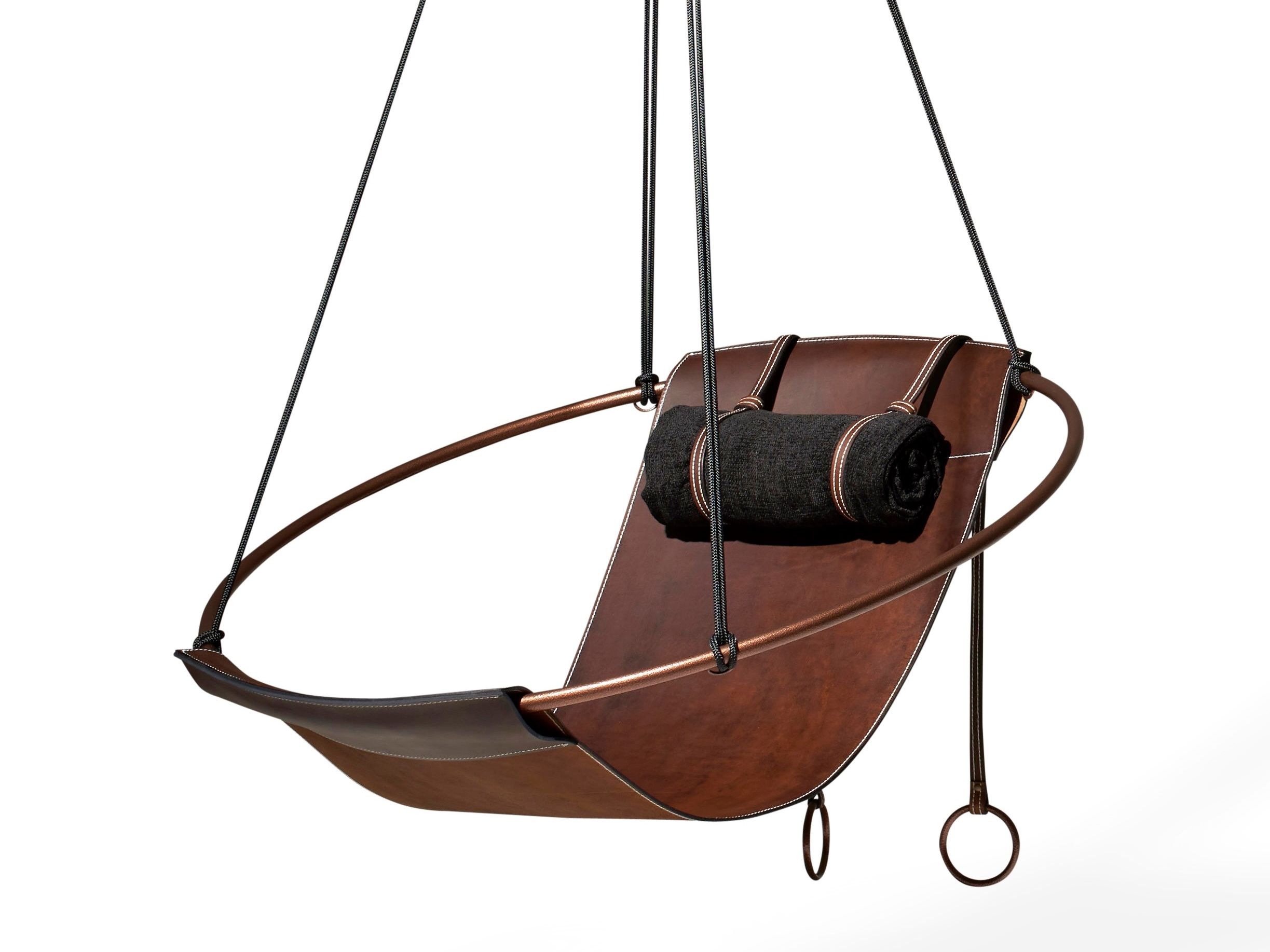 Кожаное подвесное кресло Studio Stirling ARCH-00146804 - Вид №9