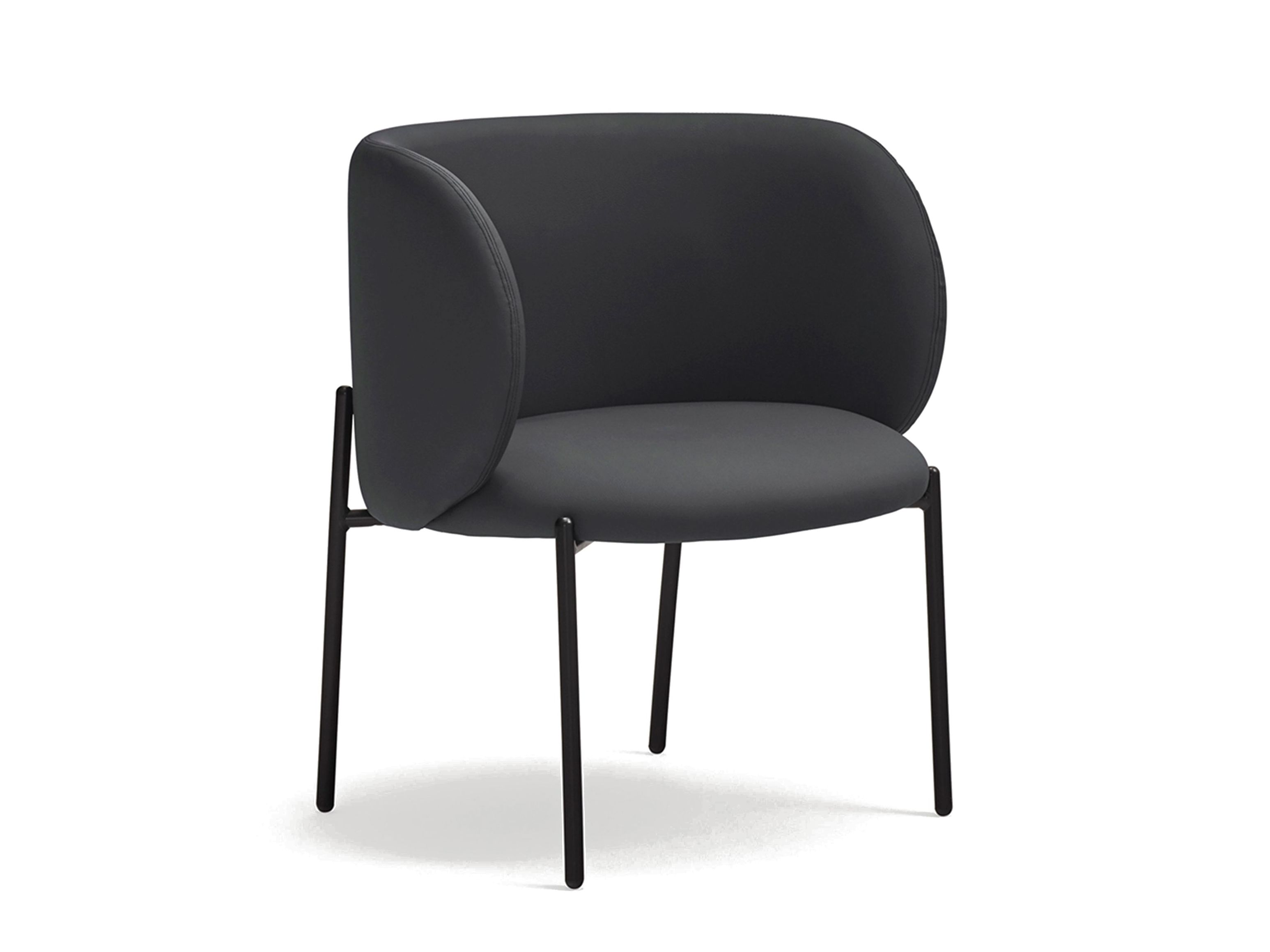 Кресло из искусственной кожи с подлокотниками TEULAT Mogi ARCH-00092240