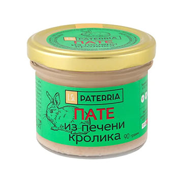 Пате Paterria из печени кролика 90 г Santreyd 34333