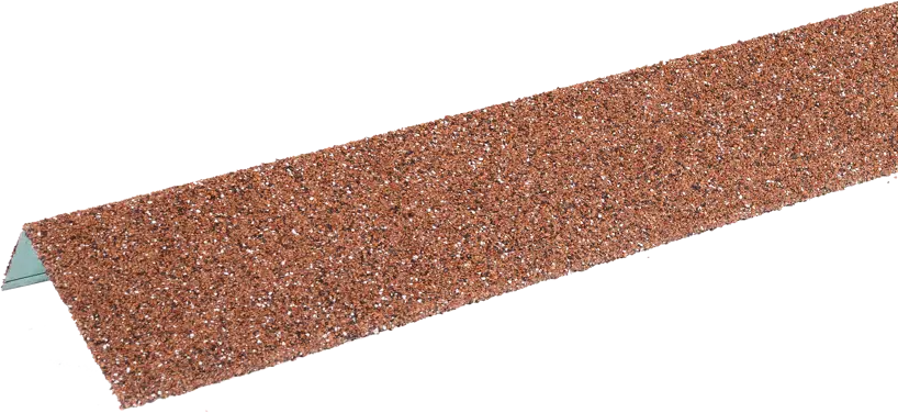 82635371 Наличник оконный гранулят Hauberk 1.25 м. красный STLM-0032424