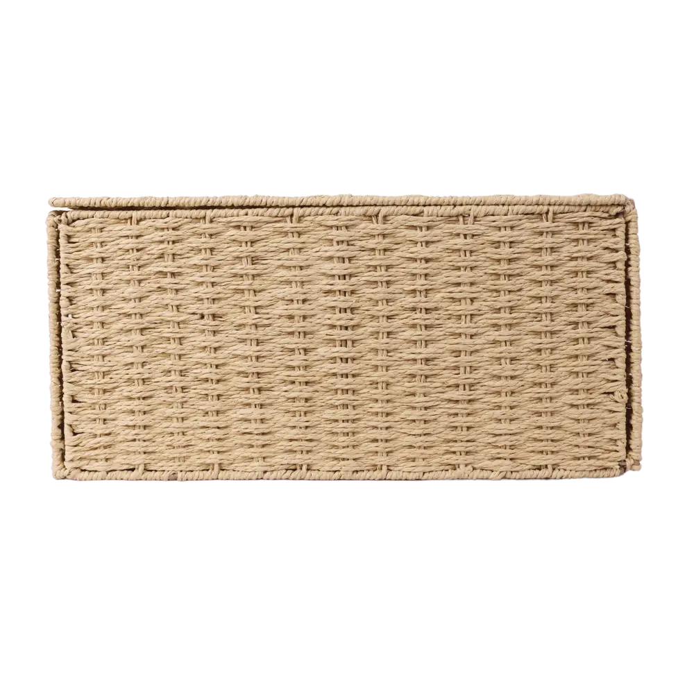 Корзина с крышкой Konsensa 45x33x21 см бумага цвет бежевый 89439477 STLM-2111912  - Вид №2