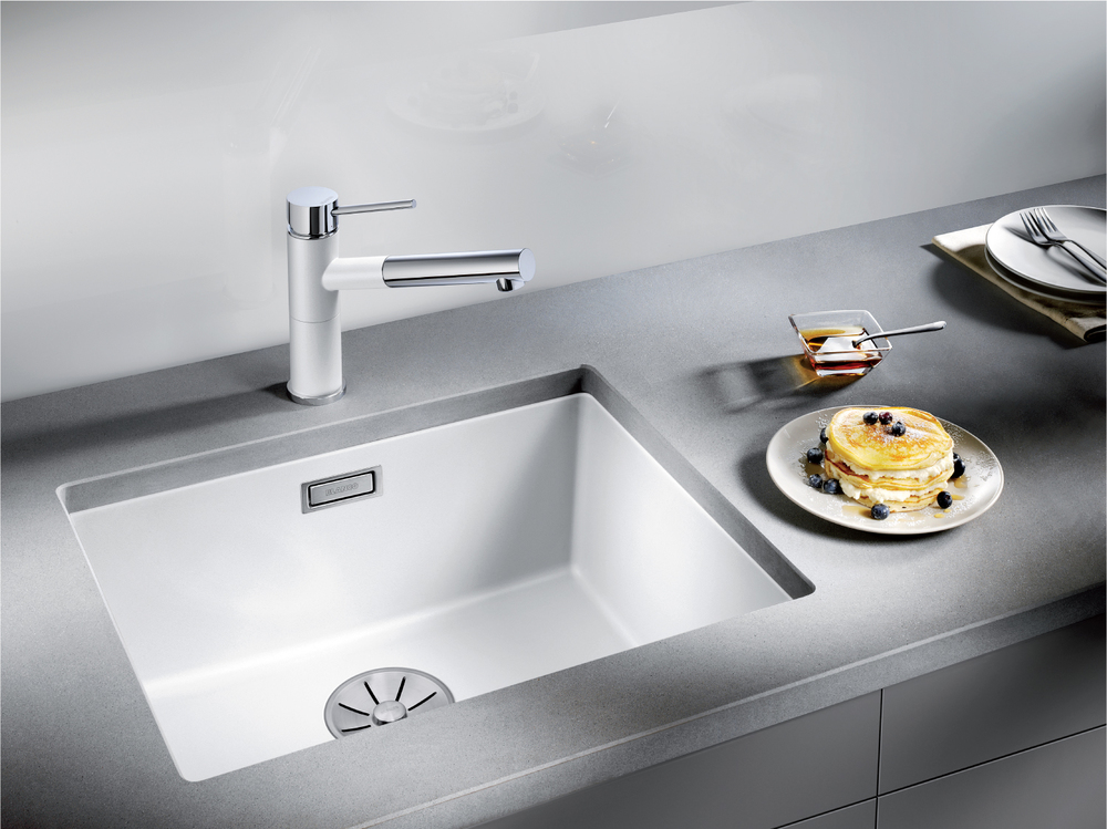 523439 Кухонная мойка Blanco Subline 500-U серый бежевый  Blanco Subline Серый бежевый - Вид №1