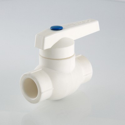 VTp.744.0.020 Кран полипропиленовый шаровой с латунной обоймой Valtec 20 мм  - Вид №7