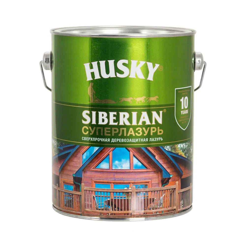Husky Siberian Суперлазурь для дерева - защитный антисептик 2.7 л 84392242 STLM-0049176 - Вид №1