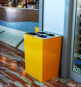 Стальная корзина для мусора для утилизации отходов