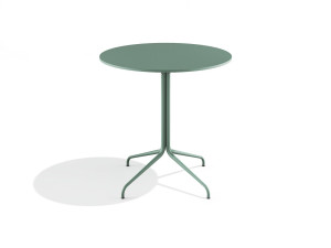 Круглый стальной стол с порошковым покрытием