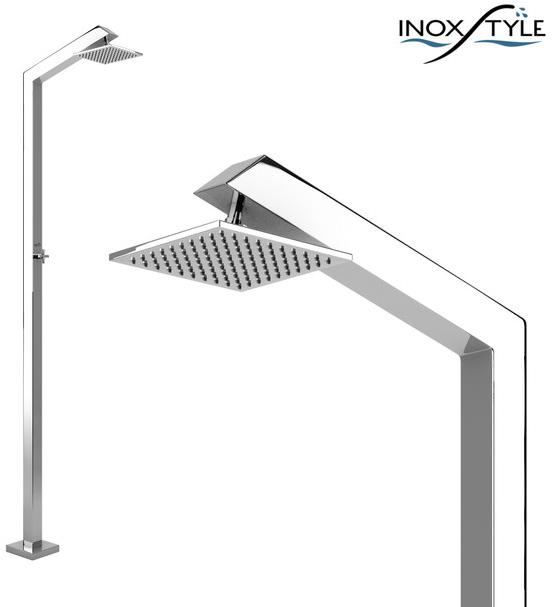 Inoxstyle Летний душ из нержавеющей стали Tecno cube 01015 stylo - Вид №1