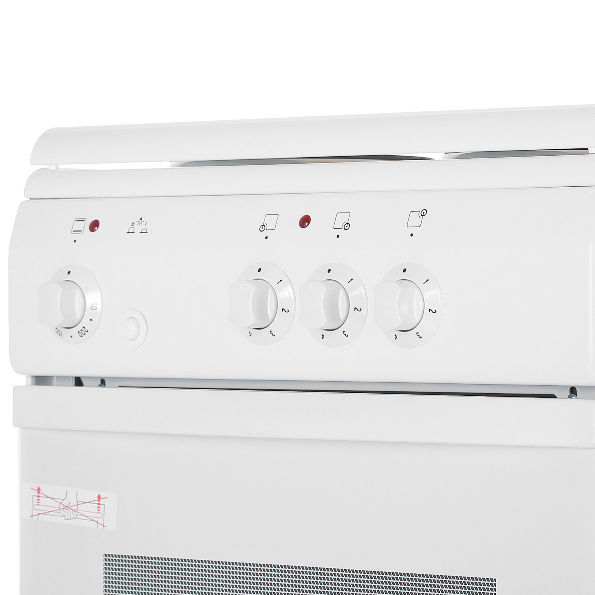 1185574 Электрическая плита De Luxe 5003.17Э (кр) белый STDN-0005589 - Вид №3