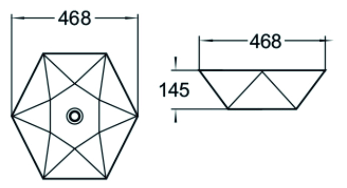Раковина чаша SL-1058 SANTILINE  - Вид №1