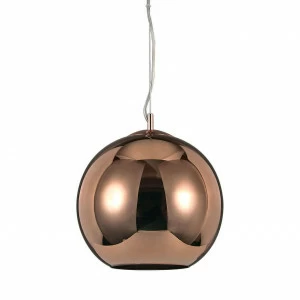 Подвесной светильник круглый медный Nemo Rame от Ideal Lux Nemo SP1 D30 Rame IDEAL LUX ДИЗАЙНЕРСКИЕ, NEMO RAME 00-3889704 Медь