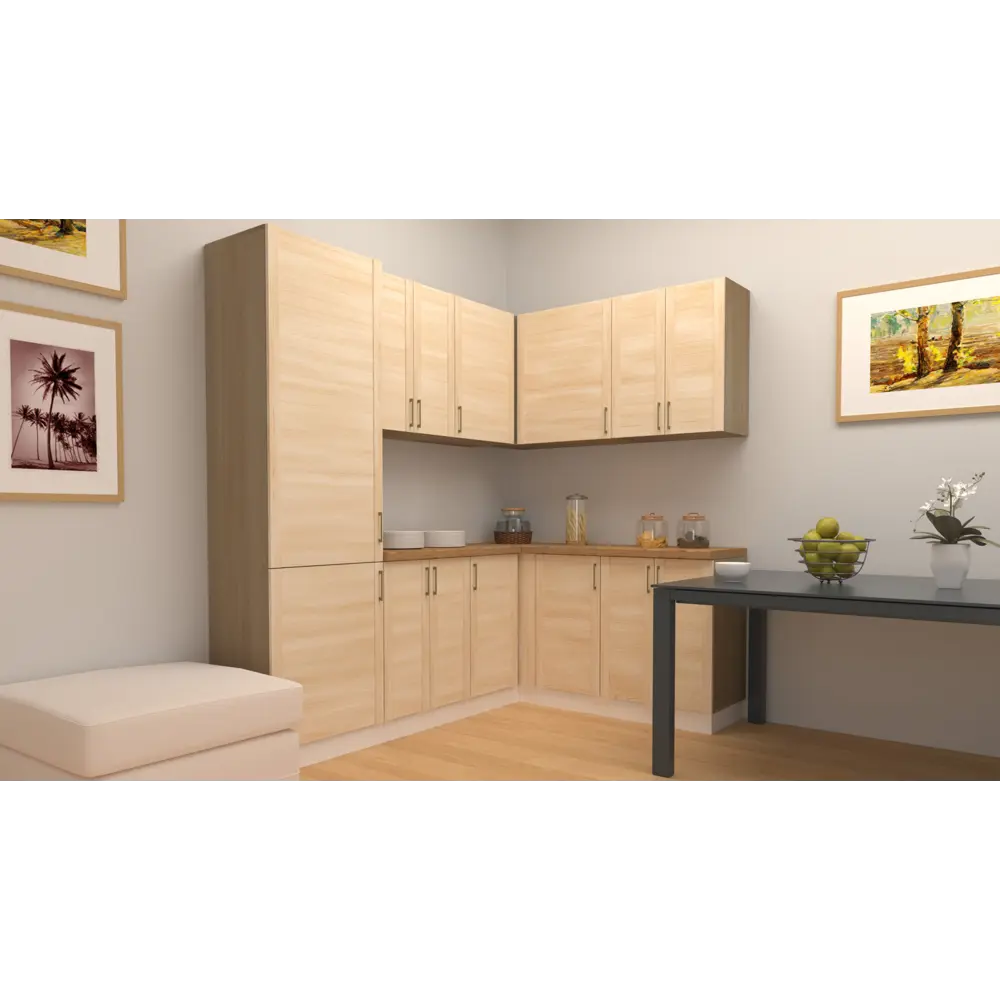 Наборная дверка мебельная Арелан 396x716x18мм хвоя экстра STLM-2171215 - Вид №4