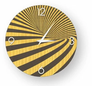 LIGNIS® Настенные часы из инкрустированного дерева Dolcevita abstract 10.078