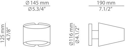 Estiluz Бра с прямым и отраженным светом Mikonos A-2520 - Вид №8