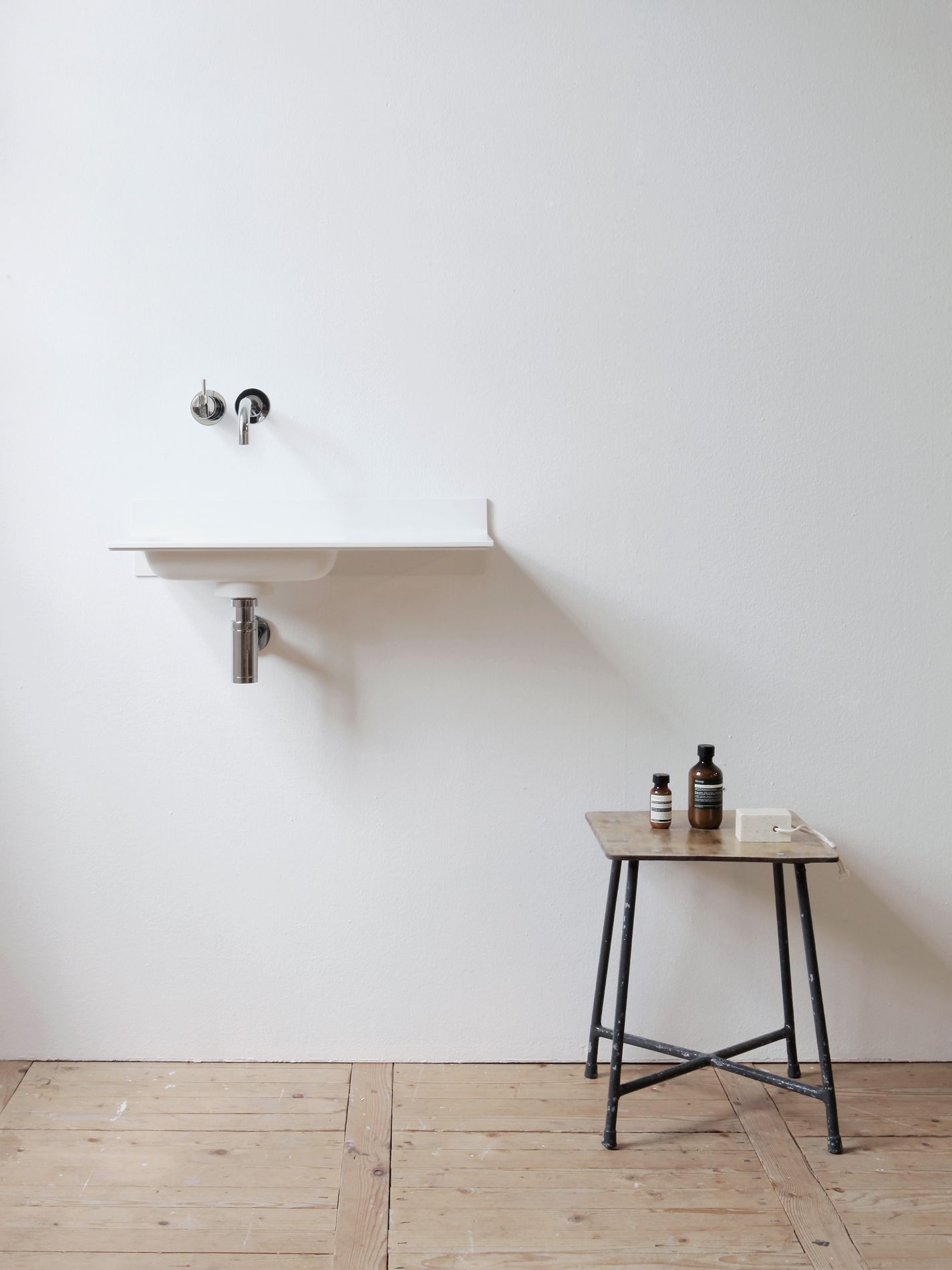 Прямоугольный подвесной умывальник в HIMACS Not Only White Blend ARCH-00103467 - Вид №6