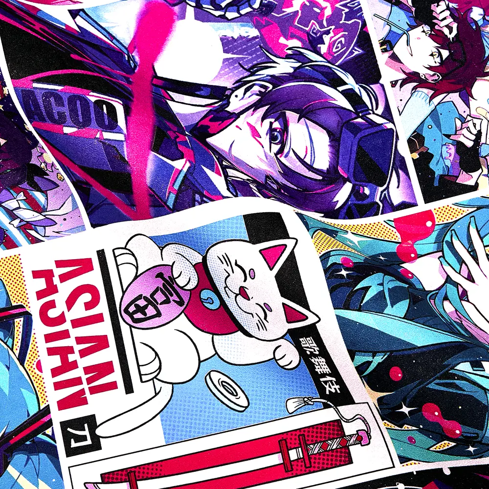 Обои Ateliero Anime фиолетовые с виниловым покрытием 89341685 STLM-0831539 - Вид №2