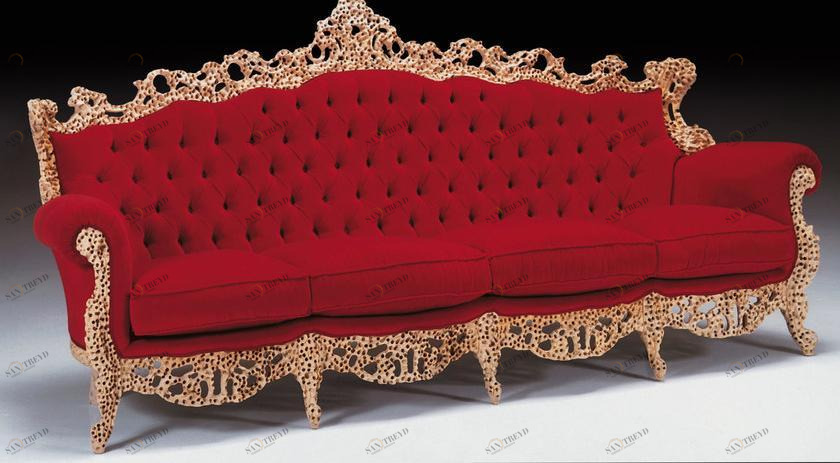 Mirabili Стеганый 4-х местный бархатный диван Mirabili arte d'abitare sun-id-1483933