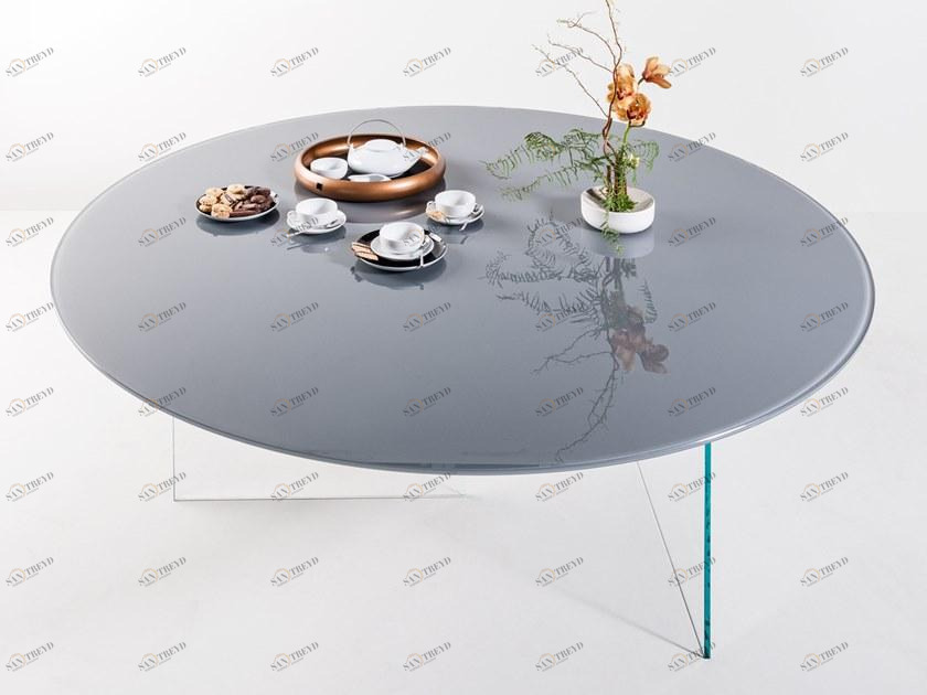 Lago Круглый стеклянный стол Air sun-id-1483677
