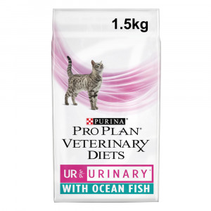 ПР0033162*4 Корм для кошек Veterinary Diets UR St/Ox при болезни нижних отделов мочевыводящих путей, океаническая рыба сух. 1,5кг (упаковка - 4 шт) Pro Plan