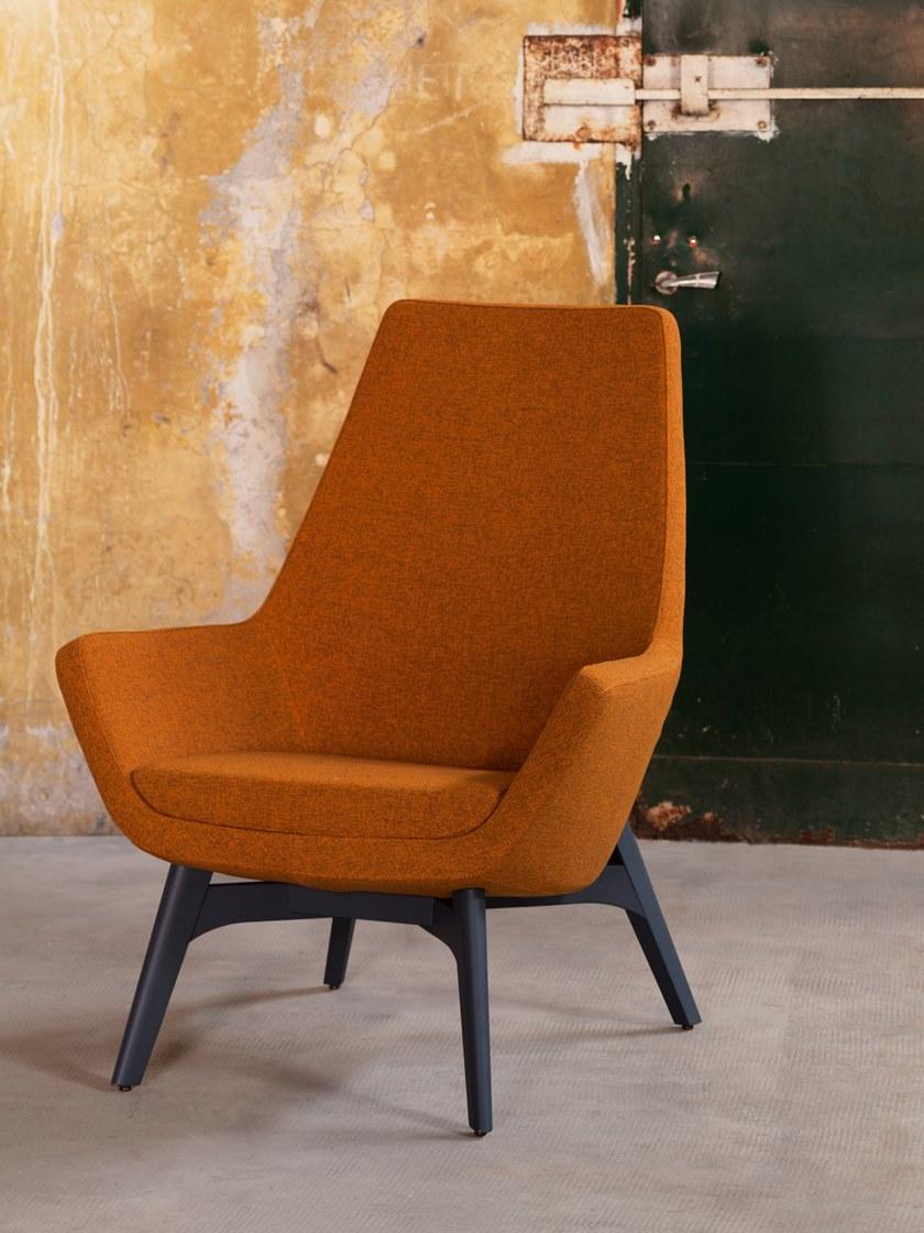 Riccardo Rivoli Кресло с обивкой из ткани с подголовником sun-id-1348059 - Вид №1