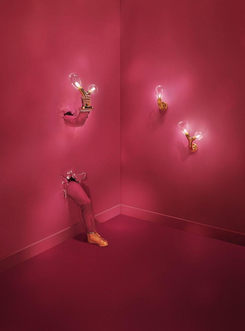 Scarlet Splendour Керамический светодиодный настенный светильник Luce naga sun-id-1362449 - Вид №2