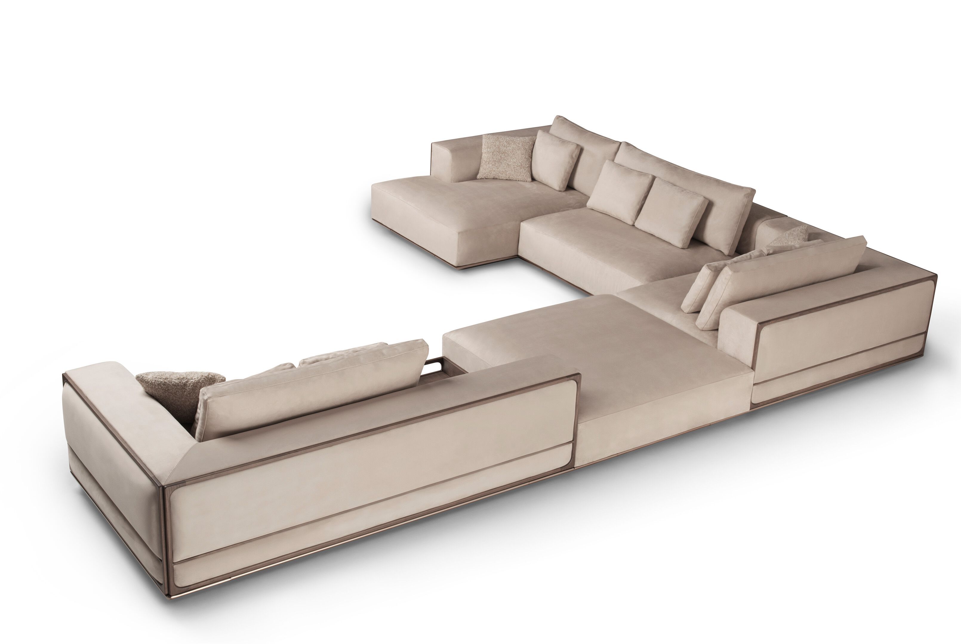 Кожаный модульный диван Visionnaire Nomad ARCH-00011504