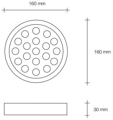 Tecnico Встраиваемый потолочный светильник из гипса sun-id-1474876 - Вид №5