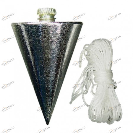 Отвес конусный 300 гр шнур 5 метр MATRIX 12634