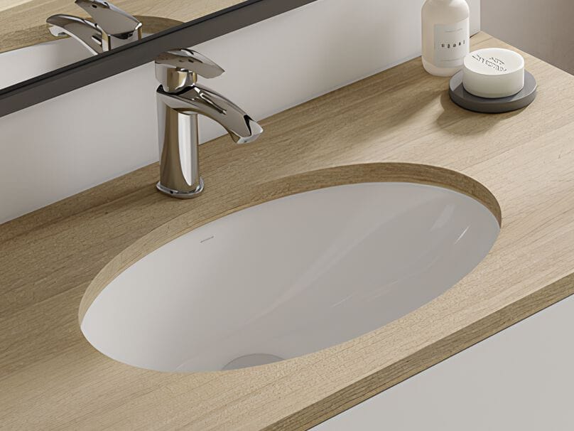 Керамическая овальная подводная раковина TOTO WU LW1505JUYW/F#W / LW1506JUYW/F#W ARCH-00064150