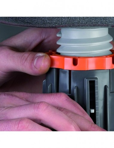 660300 000 00  Ножки для душевых поддонов Cricabac, регулируемые, устойчивые, Д. 106 мм, набор из 4 предметов Valentin Серый Оранжевый  - Вид №2