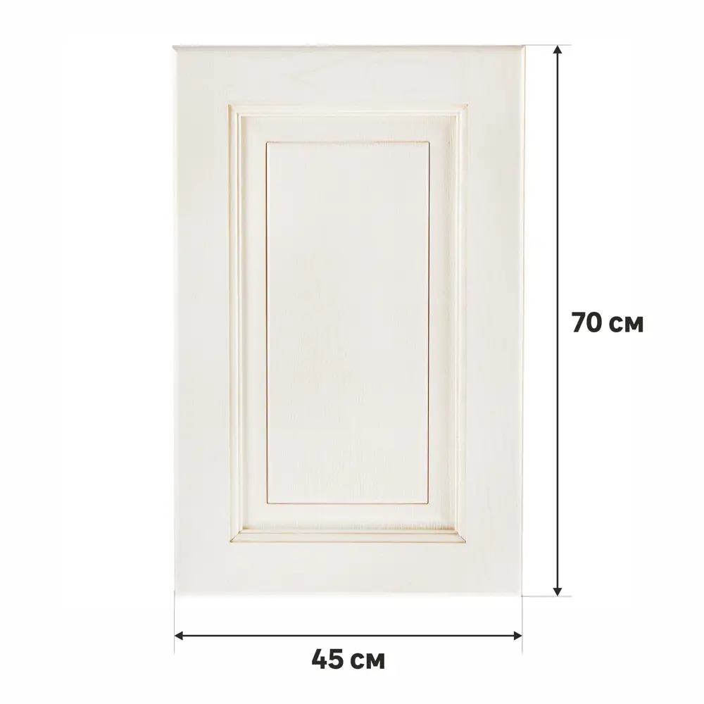 Дверь для шкафа Delinia «Нэнси» 45x70 см, массив ясеня, цвет бежевый STLM-2176123 - Вид №1