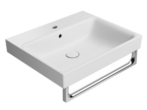 Керамическая раковина с переливом