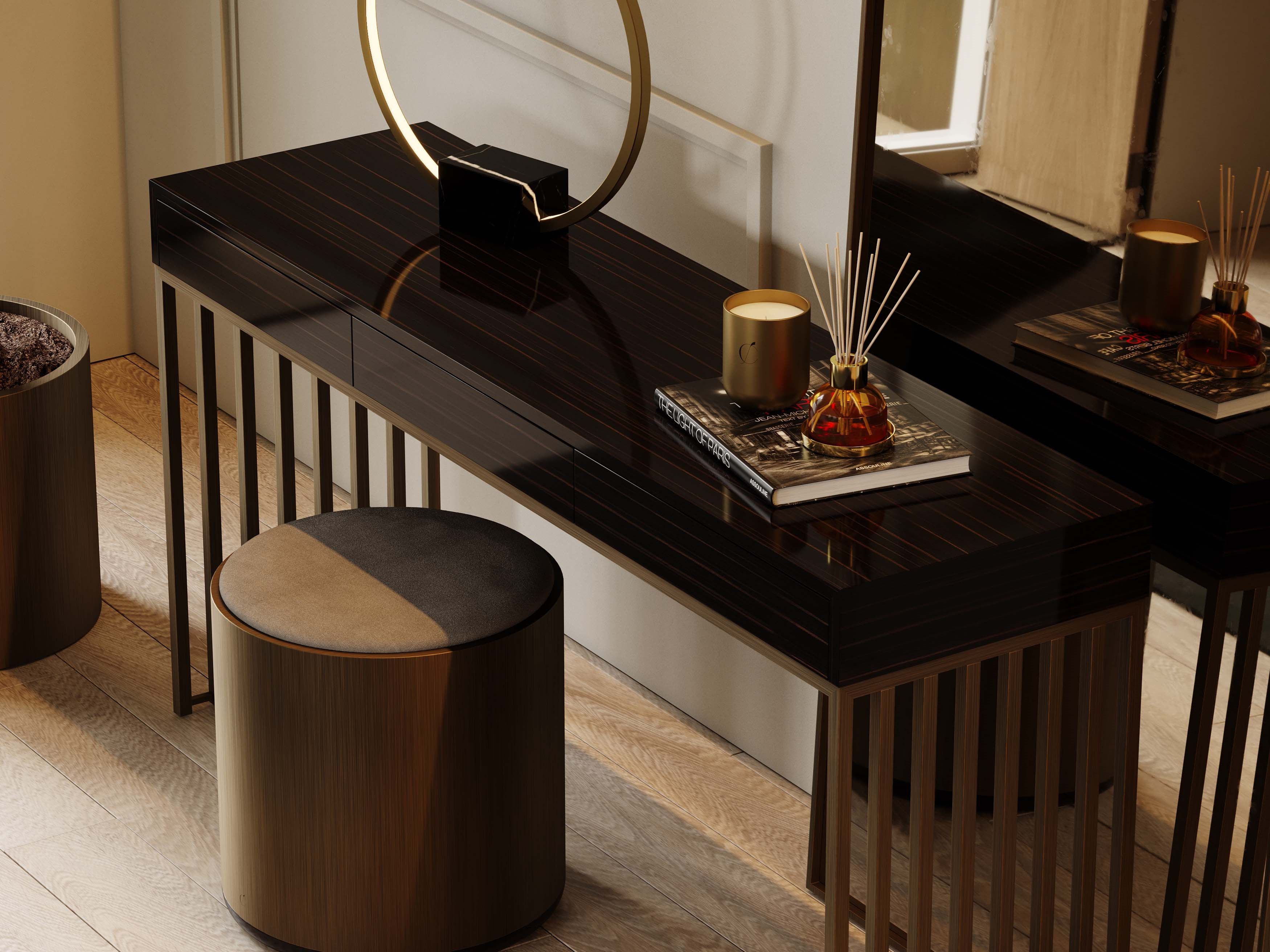 Прямоугольная консоль из шпона Stylish Club His &amp ARCH-00116200 - Вид №6