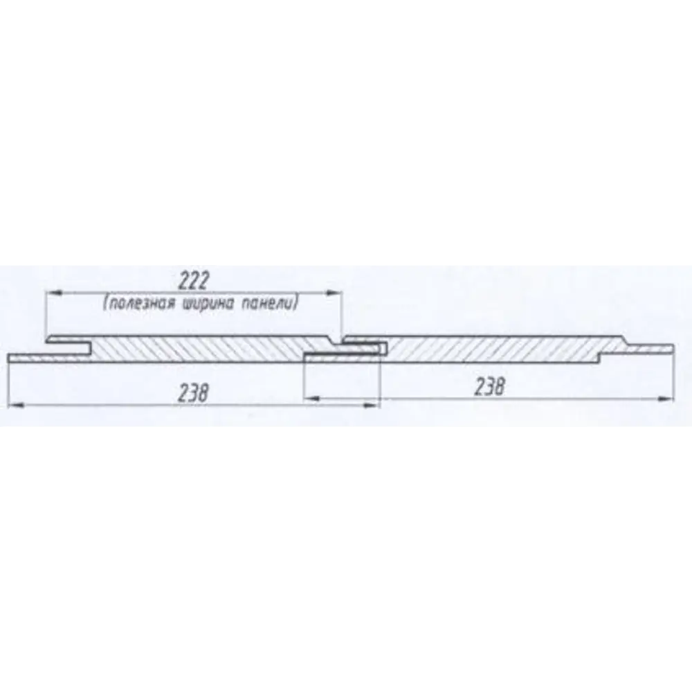 Santreyd Декоративная панель МДФ Ясень кремовый для стен и потолков 81977445 STLM-0016356 - Вид №4
