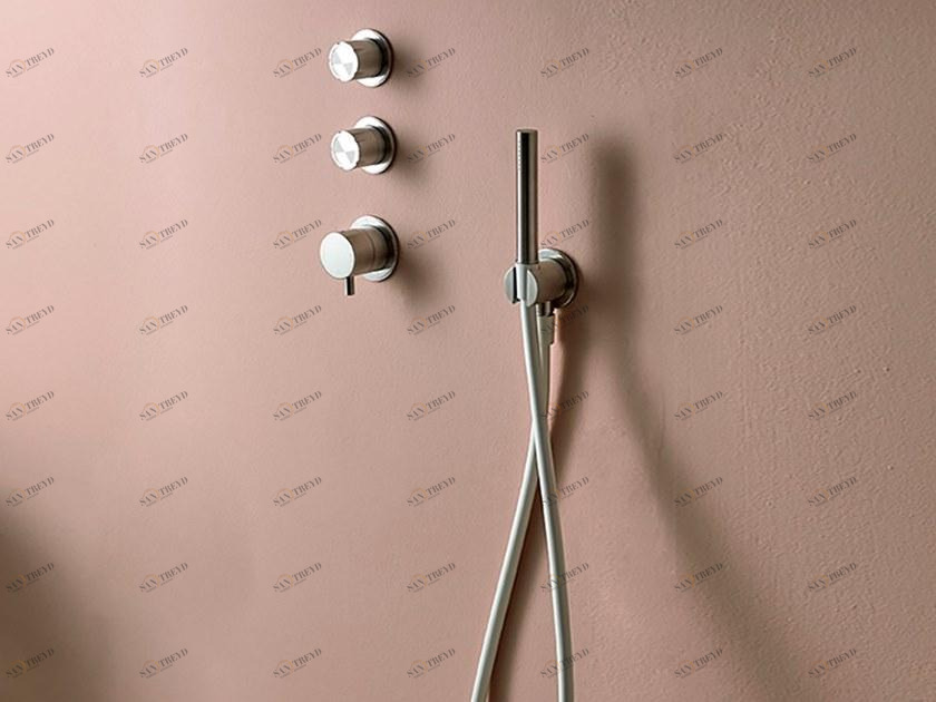 MINA Термостатический смеситель для душа из нержавеющей стали с ручным душем Synth 44p3+0426+0700