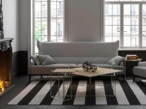 MOMENTI Диван из ткани The black attitude