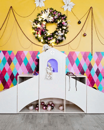 Детский стеллаж-мост "Венеция" МАНДАРИН ВЕНЕЦИЯ 178661 Красный Santreyd - Вид №7