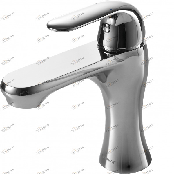 Смеситель для ванной комнаты на раковину низкий FLOW F171105C bravat