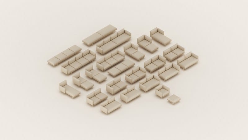 Тканевое садовое кресло с подлокотниками Kettal Boma ARCH-00067402 - Вид №2