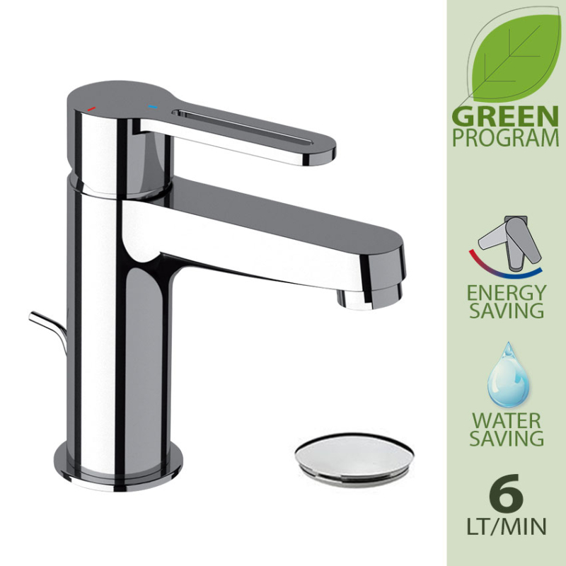 SRE605LT6 Смеситель для раковины  DANIEL RUBINETTERIE Smart GREEN - Вид №3