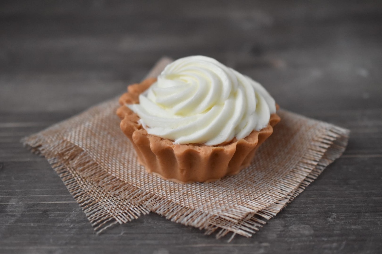 10589 Форма "Пирожное с кремом круглое S" силикон HobbyPage 