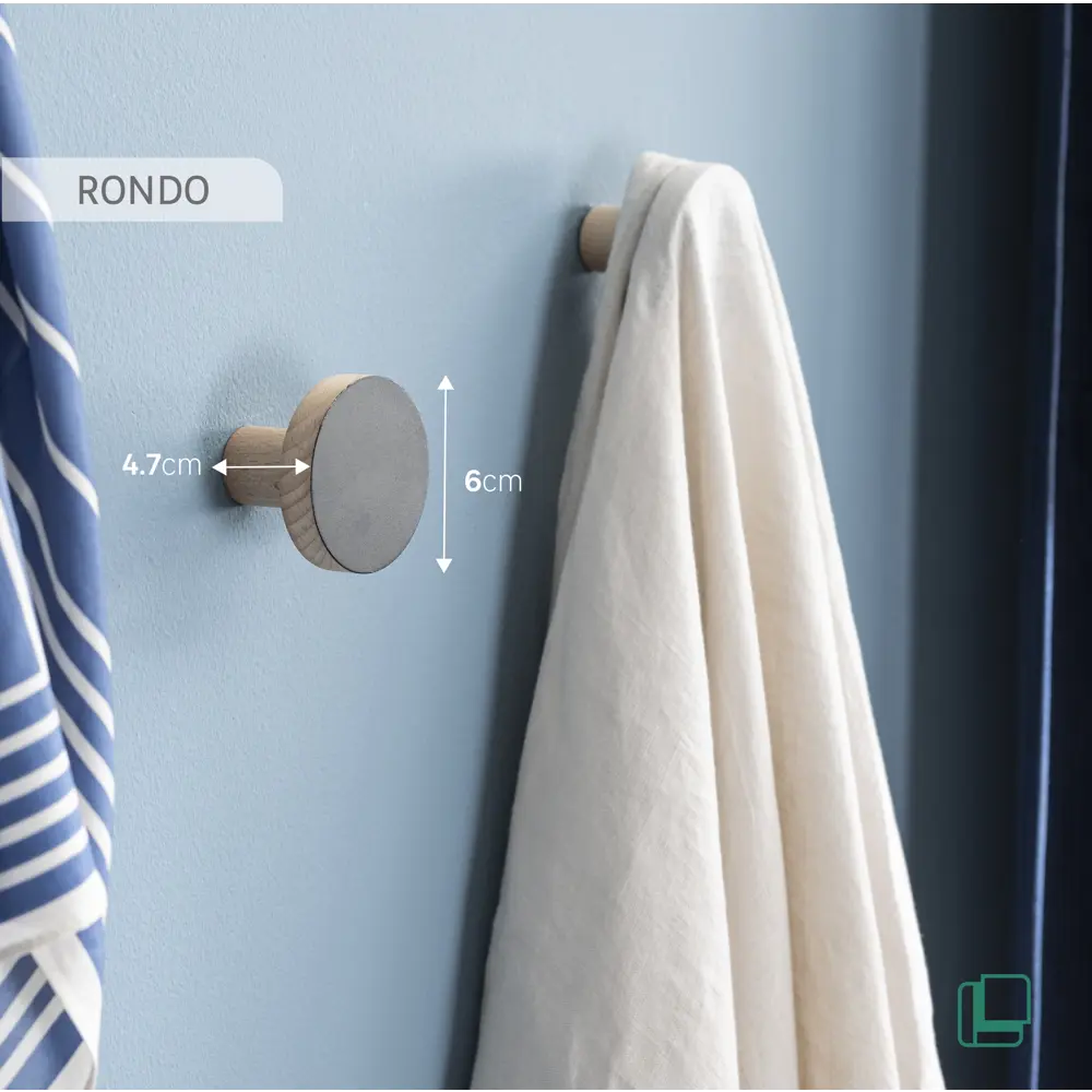 SPACEO Вешалка настенная Rondo - минимализм в организации пространства 87687932 STLM-1088328 - Вид №3