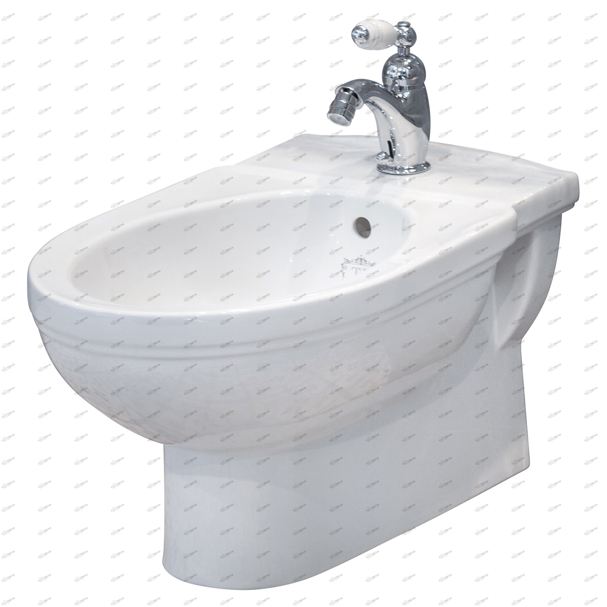 Traditional bathrooms ART DECO BIDET wandhängend TB-AD-12