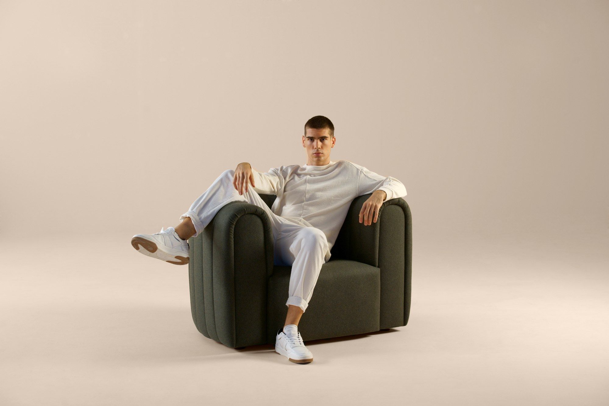 Тканевое кресло с подлокотниками SANCAL ARCH-00085830 - Вид №3